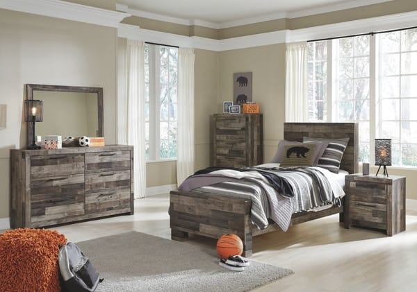 Ashley Bedroom 6 Piece Twin Panel Bedroom Set B200-31-36-46-53-52-83