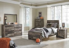 Ashley Bedroom 6 Piece Twin Panel Bedroom Set B200-31-36-46-53-52-83
