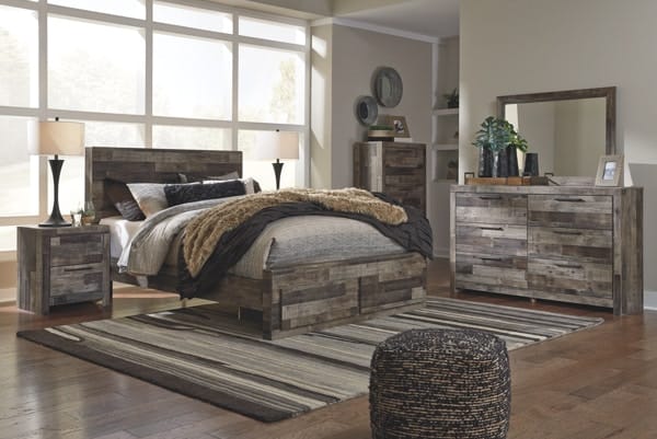 Ashley Bedroom 9 Piece Queen Panel Bedroom Set B200-31-36-46-57-54S-95-92-2-B100-13