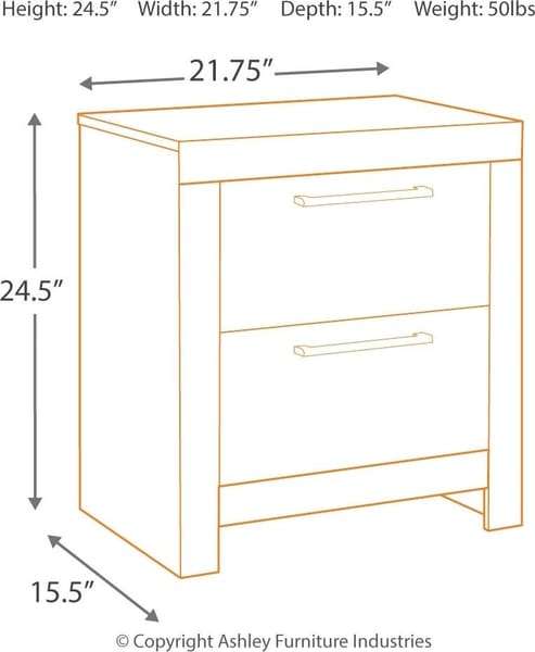 Ashley Bedroom 6 Piece Twin Panel Bedroom Set B200-31-36-53-52-83-92