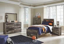 Ashley Bedroom 5 Piece Twin Panel Bedroom Set B200-31-36-53-52-83