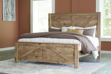 Ashley Bedroom King Crossbuck Panel Bed B2119-158-156-97