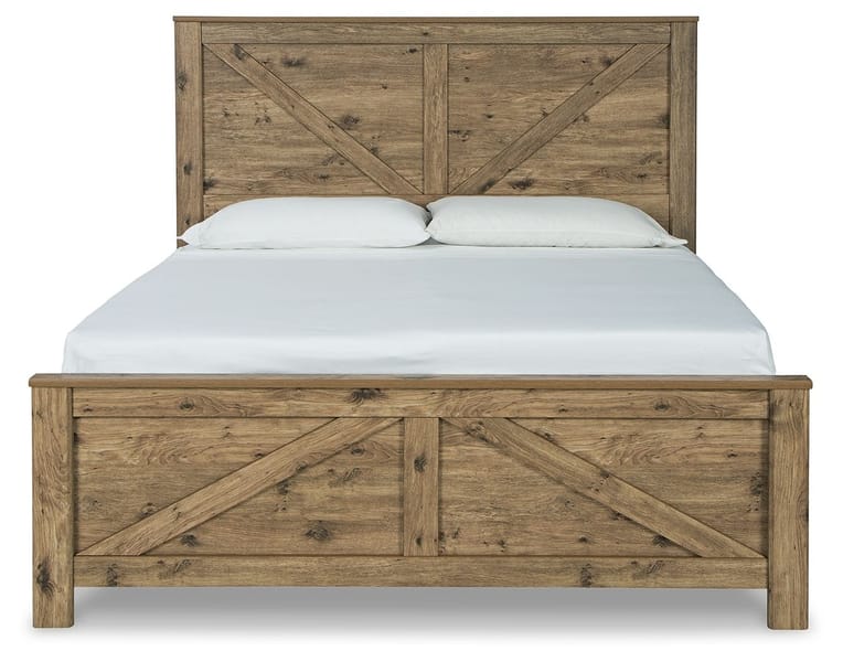 Ashley Bedroom King Crossbuck Panel Bed B2119-158-156-97