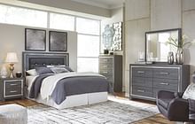 Ashley Bedroom 6 Piece Queen Upholstered Panel Bedroom Set B214-31-36-46-57-B100-31-92