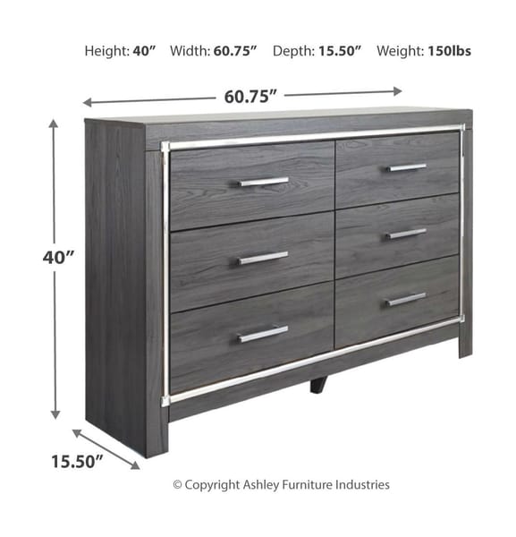 Ashley Bedroom 5 Piece King Upholstered Panel Bedroom Set B214-31-36-46-58-B100-66
