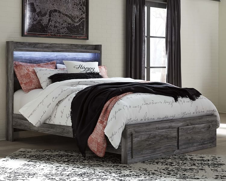 Ashley Bedroom 6 Piece King Panel Bed Set B221-31-35-58-56S-95-B100-14
