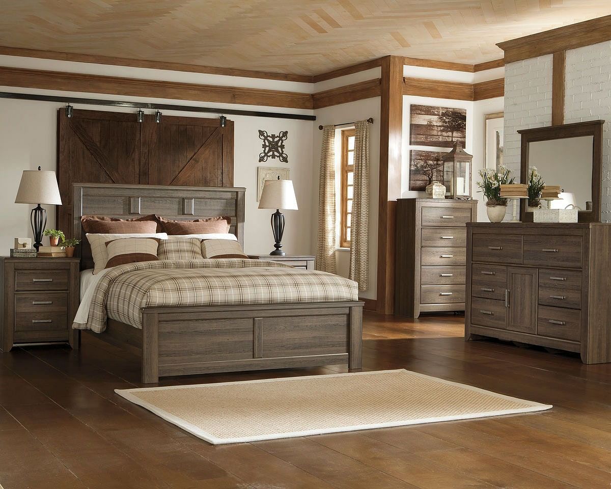 Ashley Bedroom 6 Piece Queen Panel Bedroom Set B251-31-36-46-57-54-98