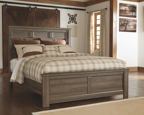 Juararo 6 Piece Queen Panel Bedroom - Dark Brown Juararo 6 Piece Queen Panel Bedroom - Dark Brown