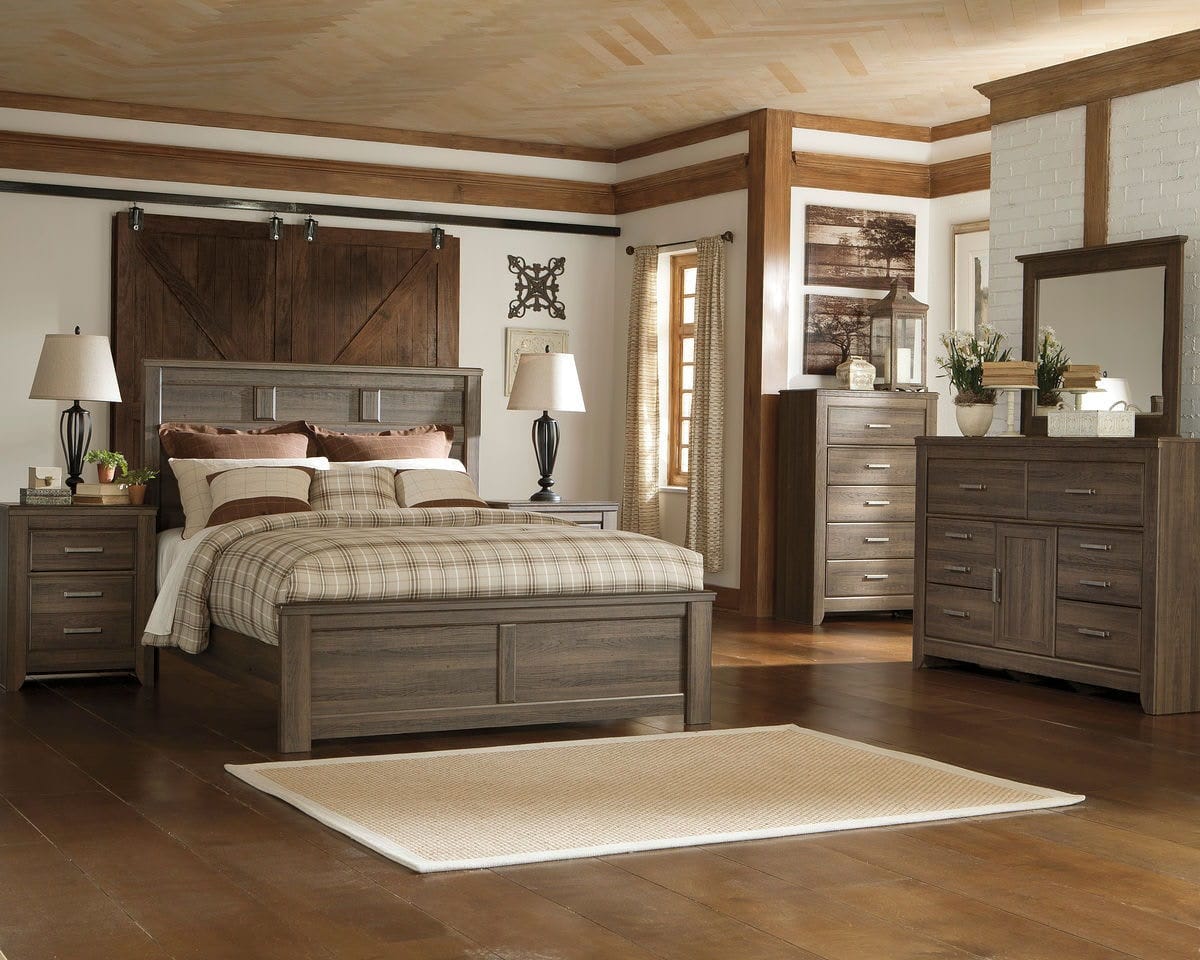 Ashley Bedroom 5 Piece Queen Panel Bedroom Set B251-31-36-57-54-98