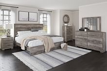 Ashley Bedroom 7 Piece King Panel Bedroom Set B2587-31-36-44-72-97-92-2