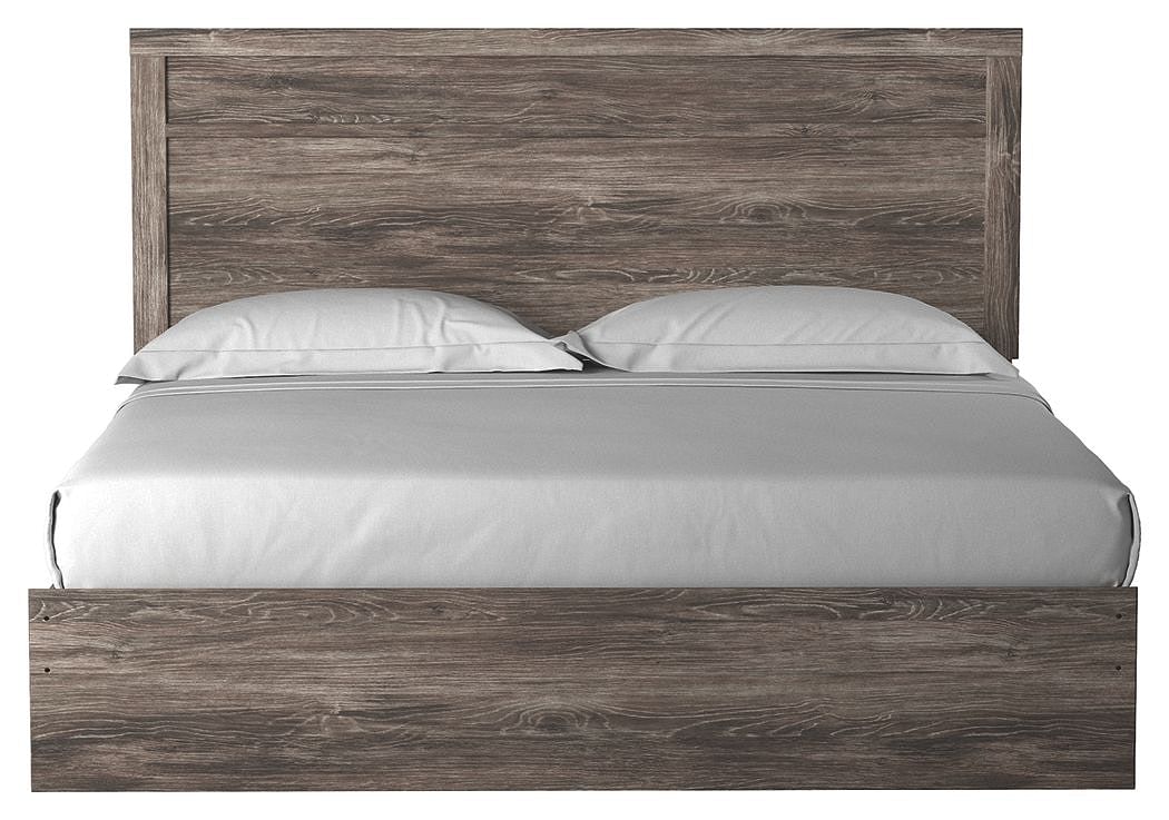 Ralinksi 5 Piece King Panel Bedroom - Gray