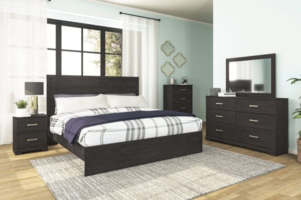 Ashley Bedroom 5 Piece King Panel Bedroom Set B2589-31-36-44-72-97