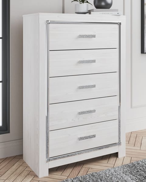 Ashley Bedroom 6 Piece King Panel Bookcase Bedroom Set B2640-31-36-46-69-56-97