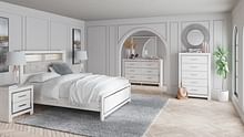 Ashley Bedroom 5 Piece Queen Panel Bookcase Bedroom Set B2640-31-36-65-54-96