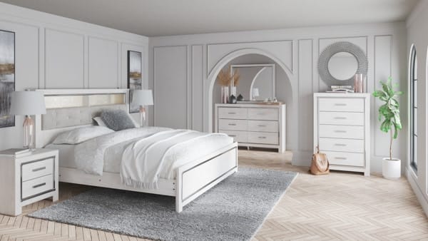 Ashley Bedroom 5 Piece King Panel Bookcase Bedroom Set B2640-31-36-69-56-97