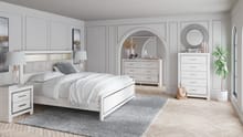 Ashley Bedroom 5 Piece King Panel Bookcase Bedroom Set B2640-31-36-69-56-97