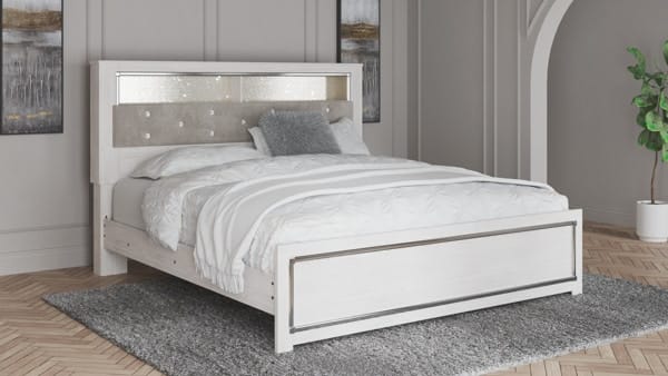 Ashley Bedroom King Panel Bookcase Bed B2640-69-56...