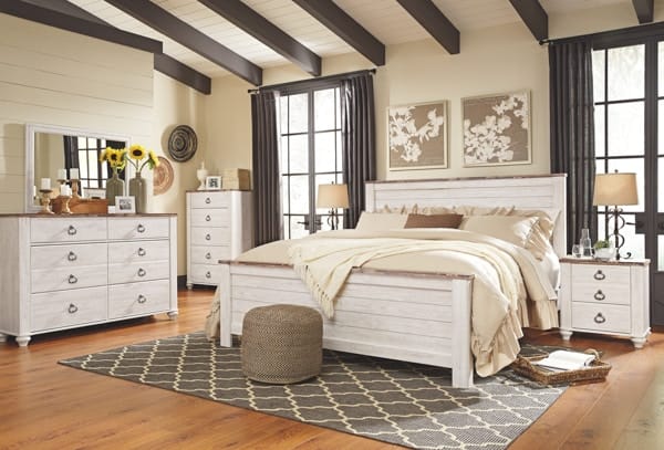 Ashley Bedroom 8 Piece California King Panel Bedroom Set B267-31-36-46-58-56-94-92-2