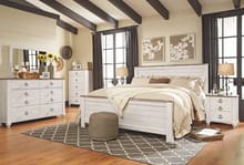 Ashley Bedroom 5 Piece California King Panel Bedroom Set B267-31-36-58-56-94