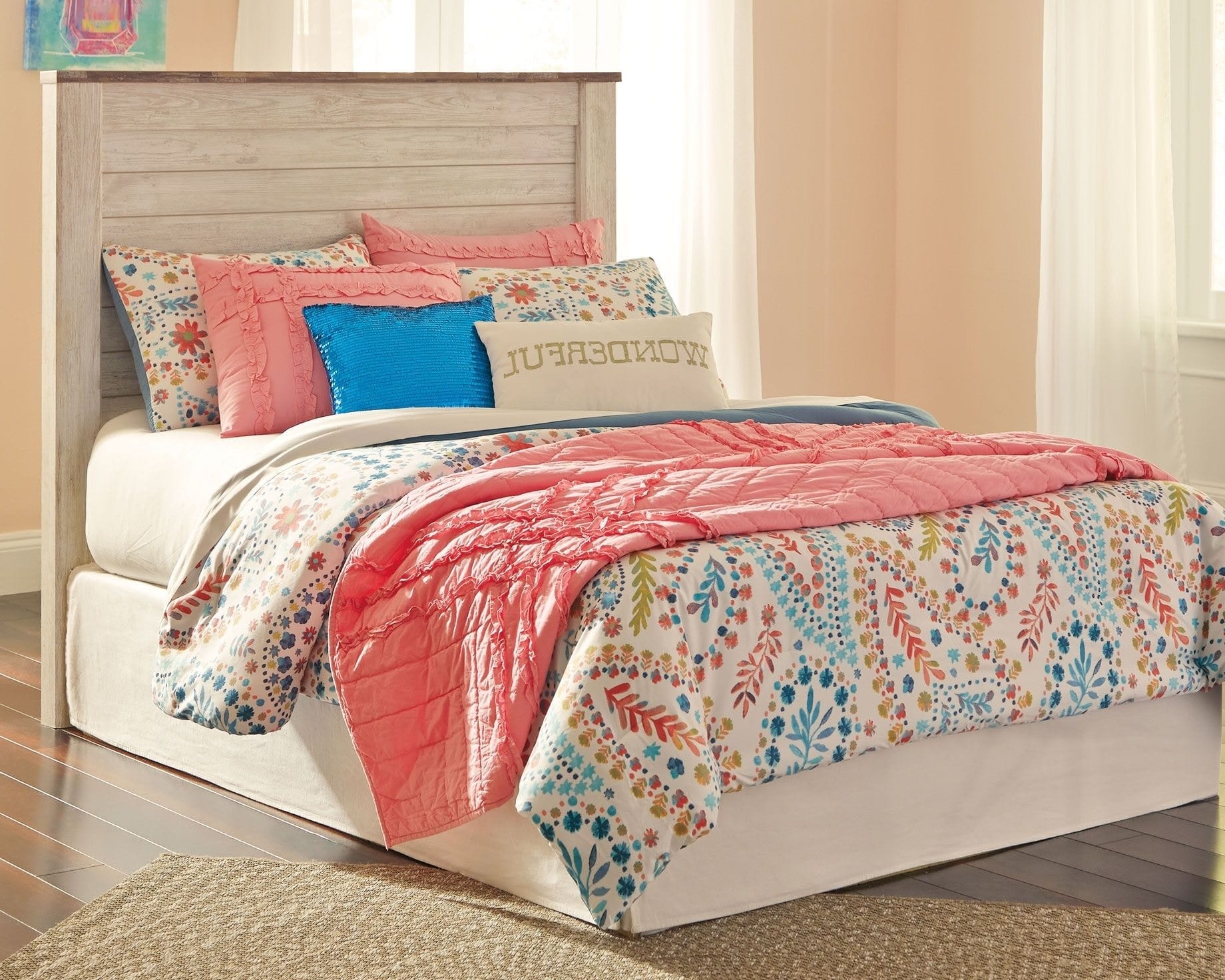 Ashley Bedroom Full Panel Headboard B267-87-B100-2...