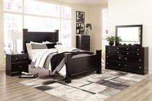 Ashley Bedroom 9 Piece King Poster Bedroom Set B2711-31-36-46-68-66-99-61-92-2