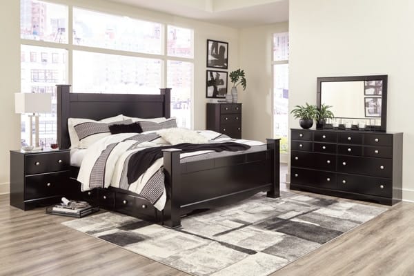 Ashley Bedroom 9 Piece King Poster Bedroom Set B2711-31-36-68-66-99-61-50-92-2