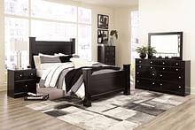 Ashley Bedroom 8 Piece King Poster Bedroom Set B2711-31-36-68-66-99-61-92-2