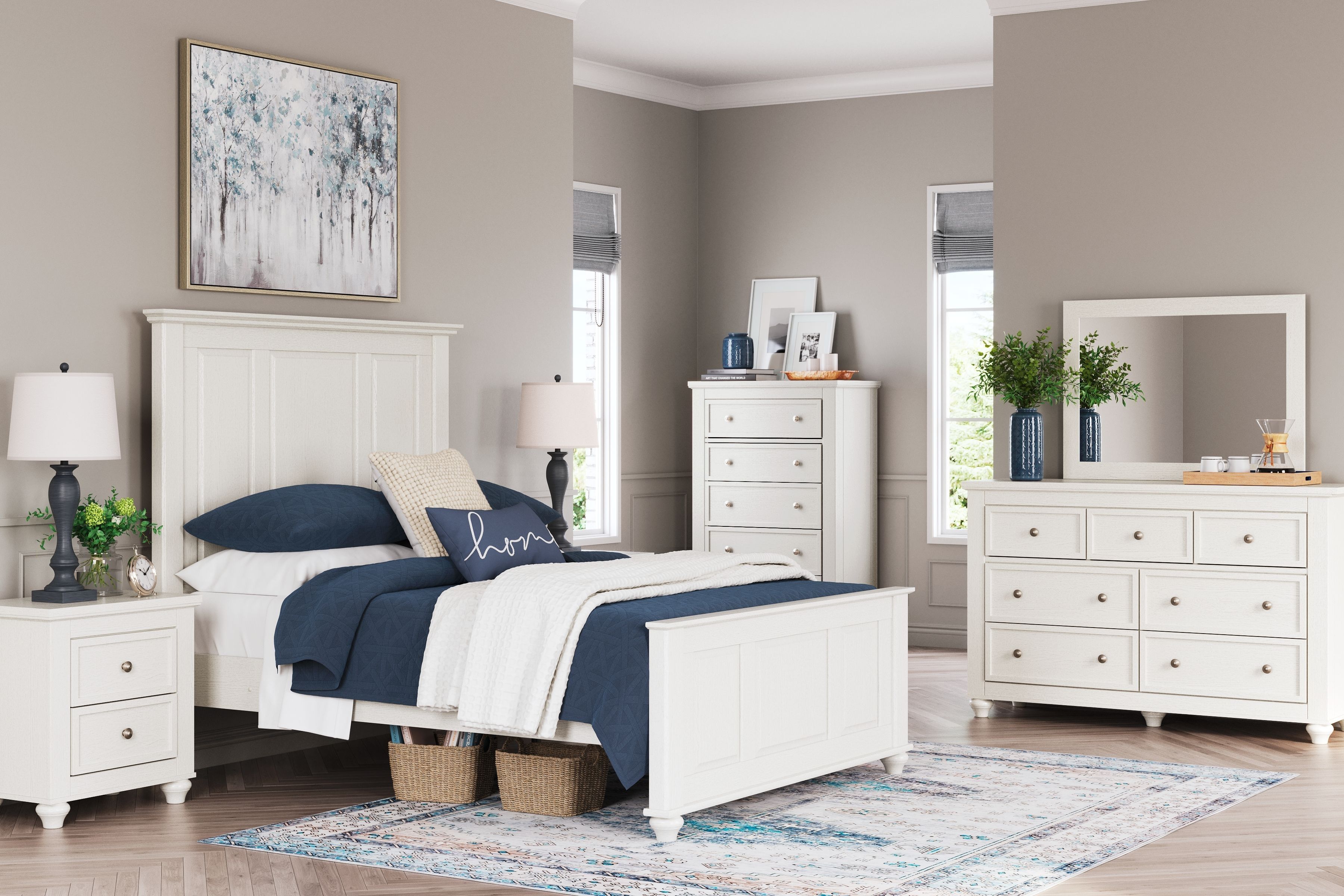 Ashley Bedroom 8 Piece Queen Panel Bed Set B3290-231-36-57-54-96-61-92-2, image size:3600x2400