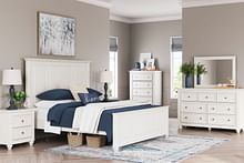 Ashley Bedroom 8 Piece King Panel Bed Set B3290-231-36-58-56-97-61-92-2