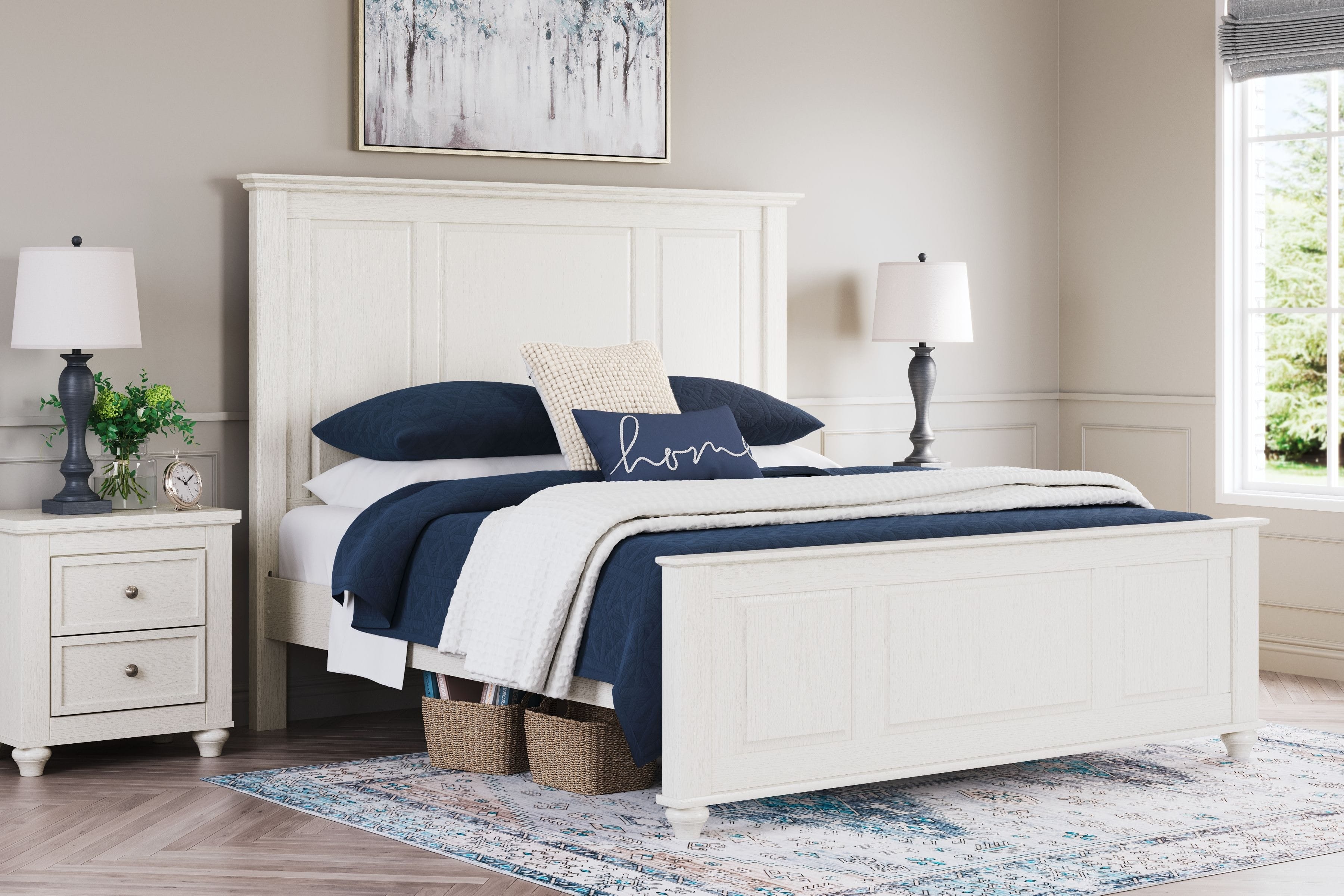 Ashley Bedroom King Panel Bed B3290-58-56-97-61
