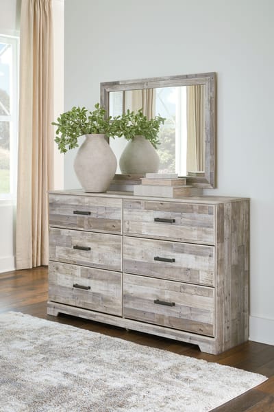 Ashley Bedroom Dresser and Mirror B3487-31-36