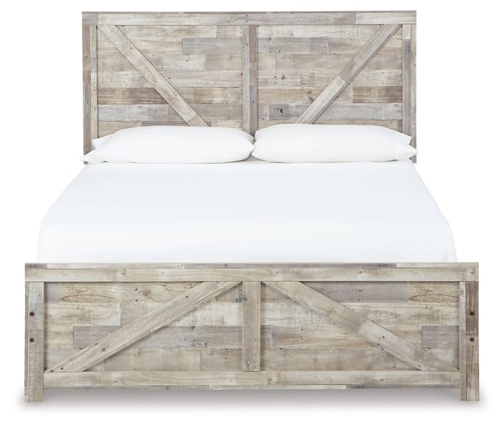 Ashley Bedroom Queen Crossbuck Panel Bed B3487-71-96