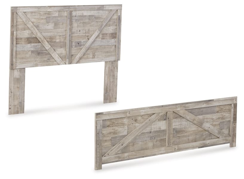 Ashley Bedroom Queen Crossbuck Panel Bed B3487-71-96