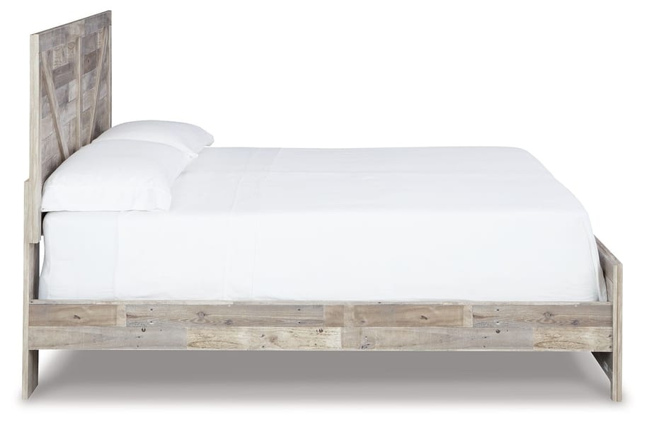 Ashley Bedroom King Crossbuck Panel Bed B3487-72-97