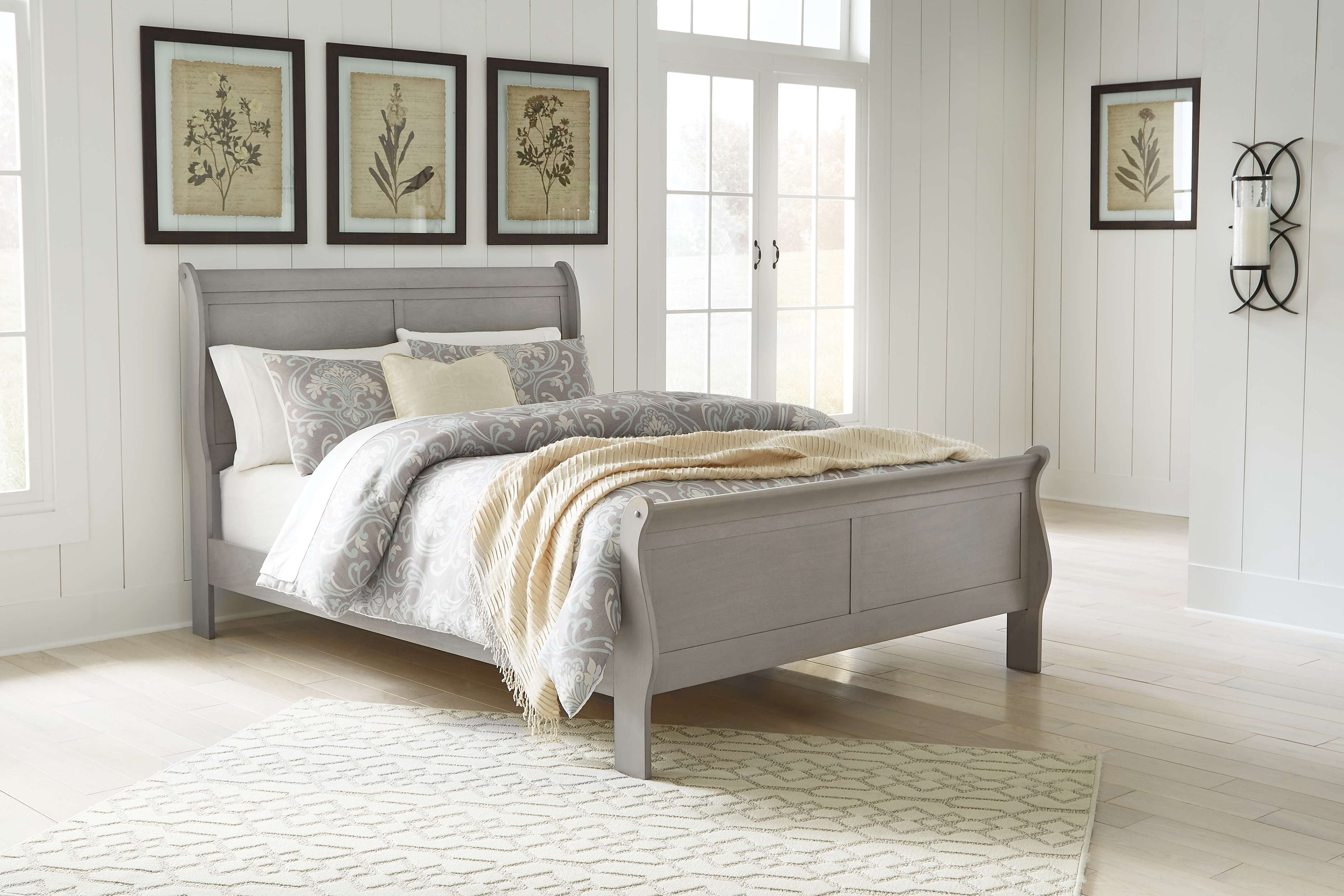 Alisdair 6-Piece Sleigh Bedroom Set