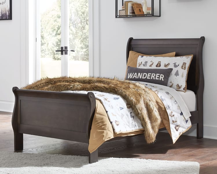 Ashley Bedroom 5 Piece Twin Sleigh Bedroom Set B398-31-36-46-53-83