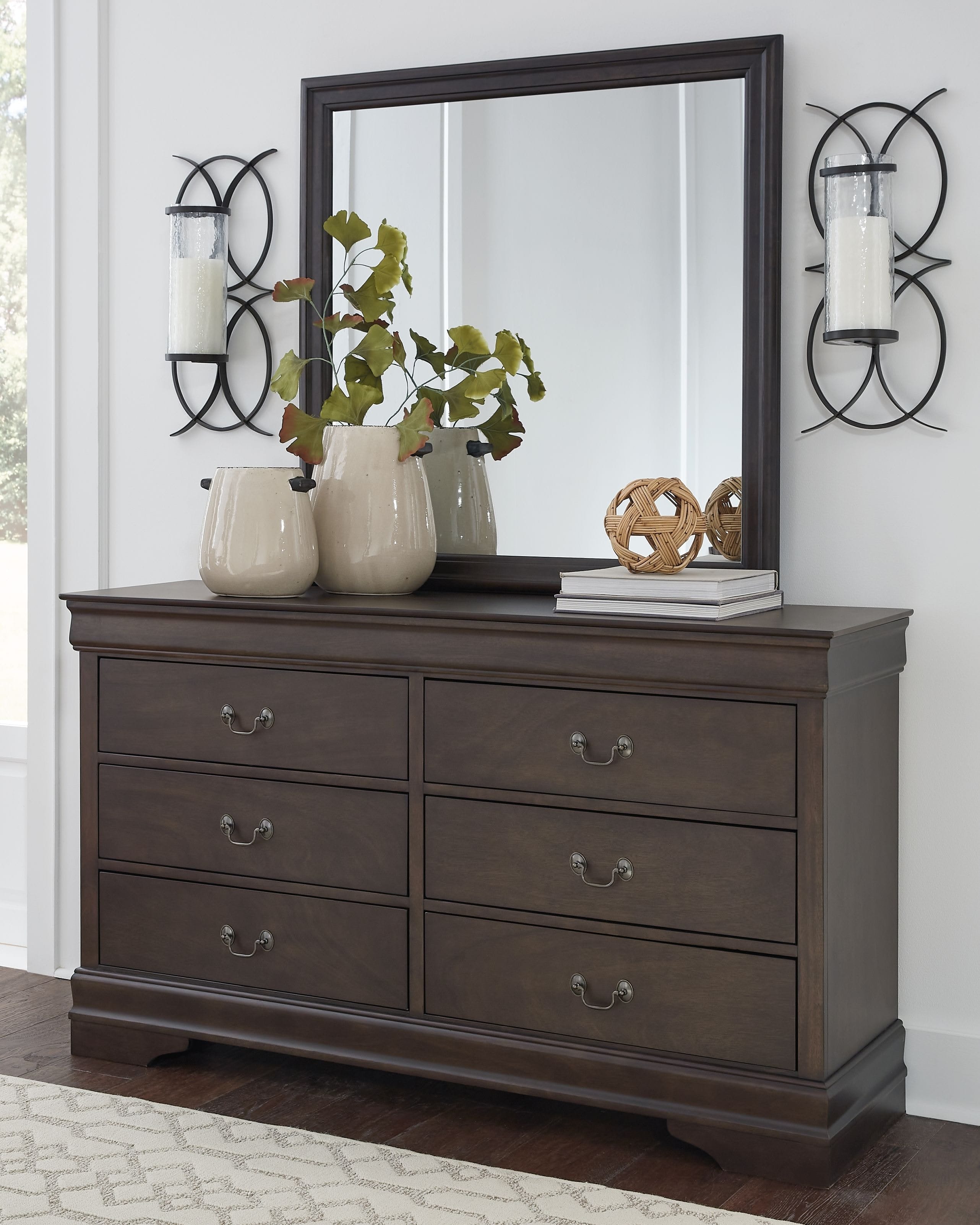 Ashley Bedroom Dresser and Mirror B398-31-36