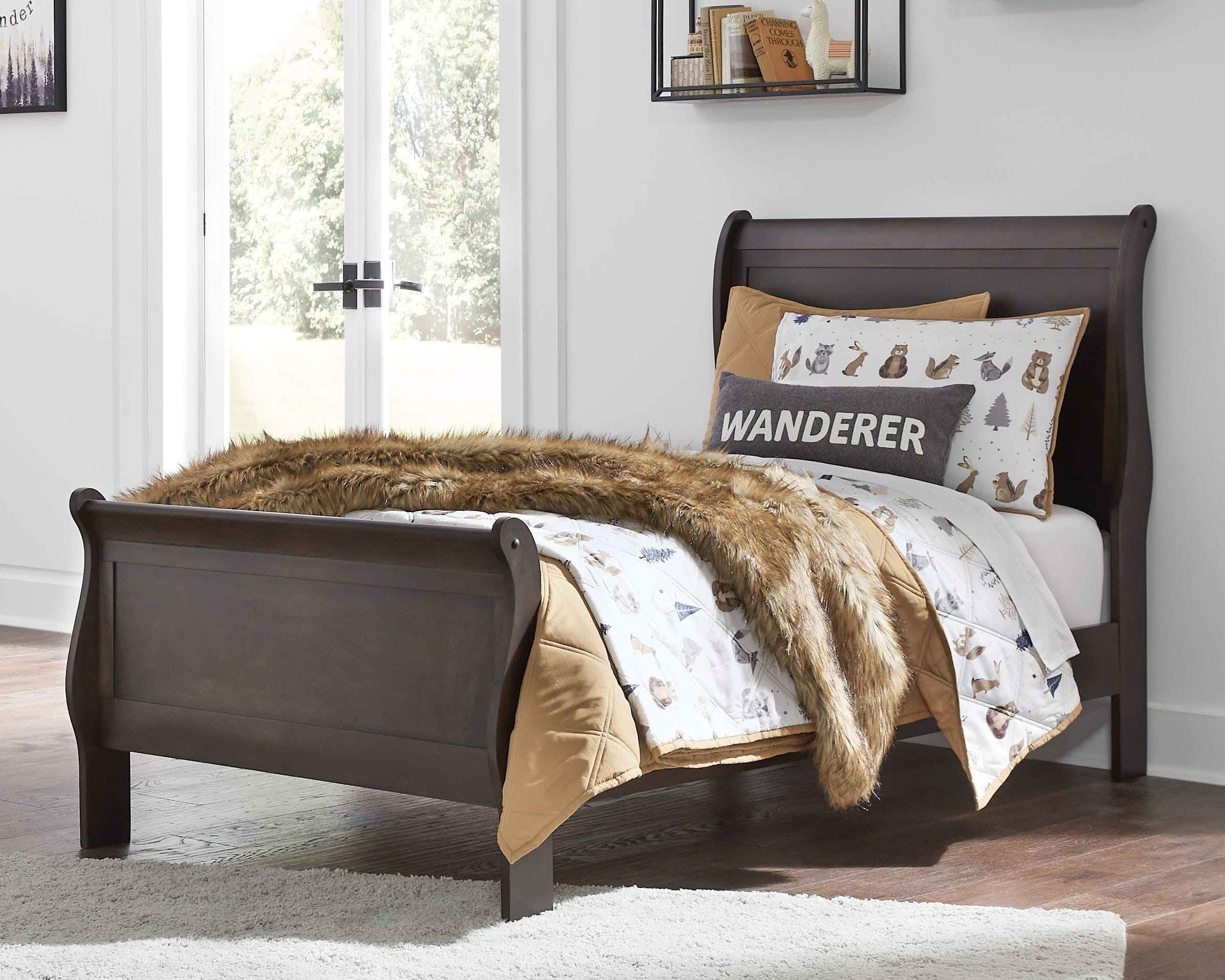 Ashley Bedroom Twin Sleigh Bed B398-53-83