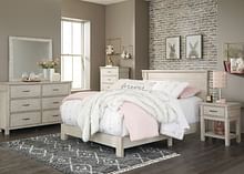 Ashley Bedroom 6 Piece King Panel Bed Set B434-31-36-46-82-91-2