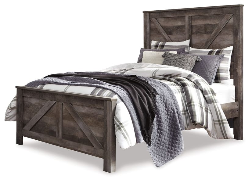 Ashley Bedroom 5 Piece Queen Crossbuck Panel Bed Set B440-31-36-57-54-98