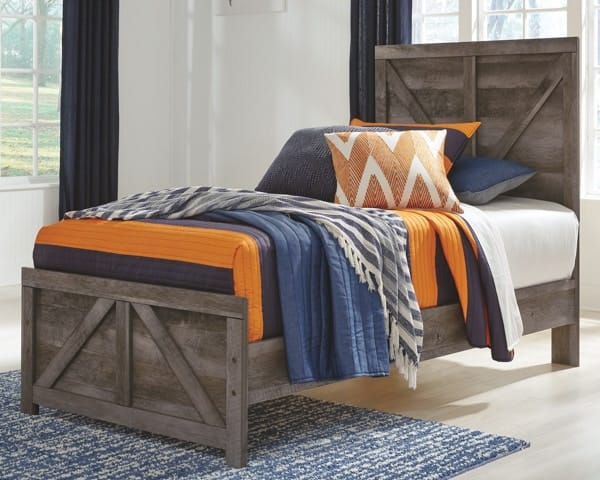 Ashley Bedroom Twin Crossbuck Panel Bed B440-53-83