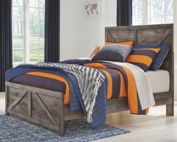 Ashley Bedroom Full Crossbuck Panel Bed B440-55-86
