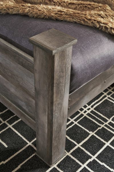 Ashley Bedroom Queen Upholstered Poster Bed B440-67N-64-98-62