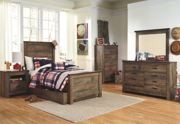 Ashley Bedroom 9 Piece Twin Panel Bedroom Set B446-21-26-46-53-52-83-60-B100-11-91-2