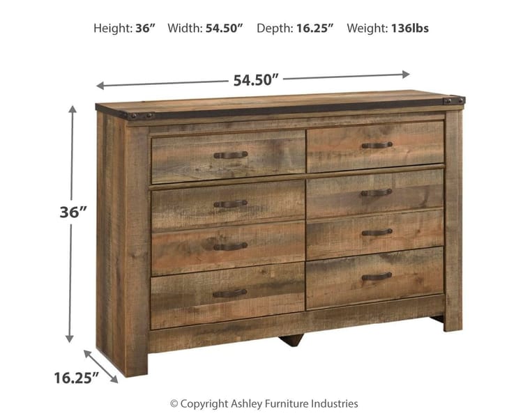 Ashley Bedroom Six Drawer Dresser B446-21