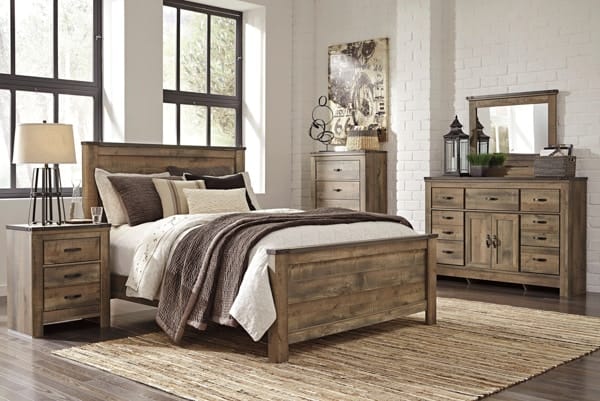 Ashley Bedroom 7 Piece King Panel Bedroom Set B446-32-26-46-58-56-97-92