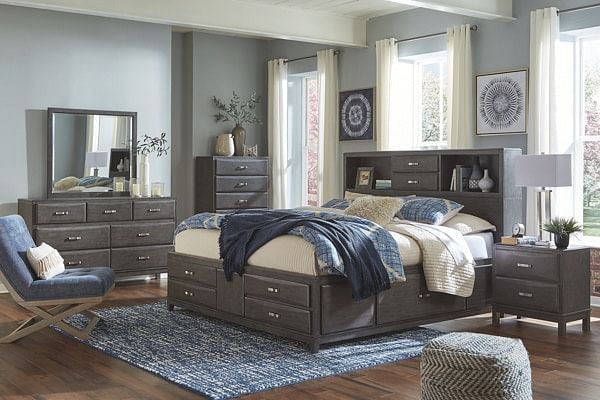 Ashley furniture cal on sale king bed