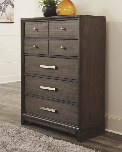 Ashley Bedroom 6 Piece California King Panel Bedroom Set B497-31-36-46-58-56S-94