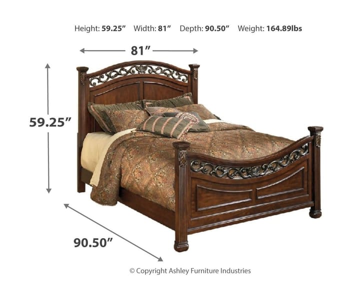 Ashley Bedroom 5 Piece King Panel Bedroom Set B526-31-36-58-56-97