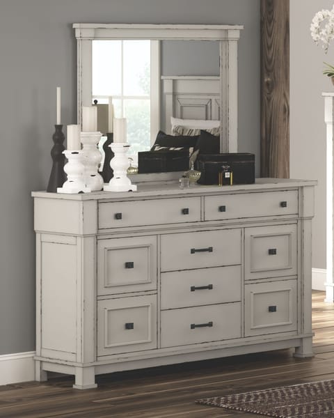 Ashley Bedroom 8 Piece Queen Panel Bed Set B642-31-36-46-57-54-96-93-2